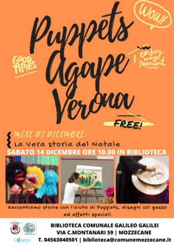 LA VERA STORIA DEL NATALE: sabato 14 dicembre 2019 in biblioteca!