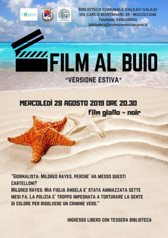 Film al Buio in Biblioteca